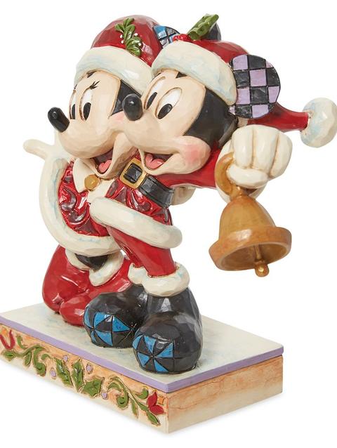 Santa Mickey Mouse and Santa Minnie Mouse Figure by Jim Shore