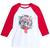 Mickey Mouse and Friends Holiday Baseball T-Shirt for Adults