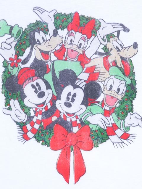 Mickey Mouse and Friends Holiday Baseball T-Shirt for Adults