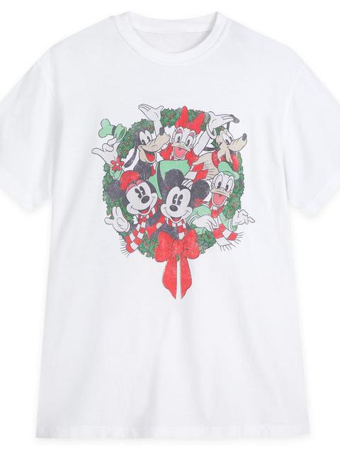 Mickey Mouse and Friends Holiday T-Shirt for Adults