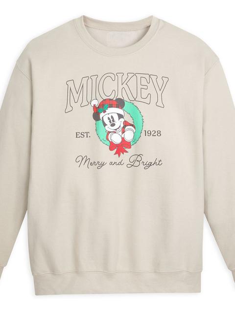 Mickey Mouse Holiday Pullover Sweatshirt for Adults