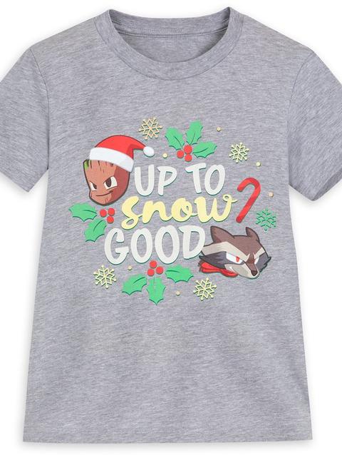 Groot and Rocket Holiday T-Shirt for Kids – Guardians of the Galaxy