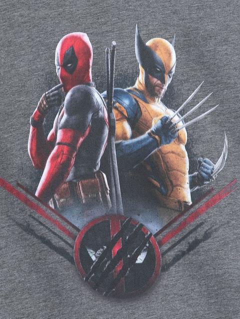 Deadpool & Wolverine Raglan Long Sleeve T-Shirt for Adults