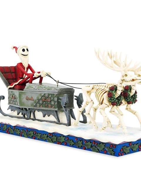 Santa Jack Skellington ''Dash Away Jack'' Figure by Jim Shore – The Nightmare Before Christmas