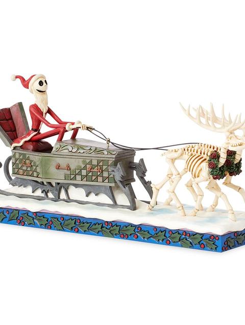 Santa Jack Skellington ''Dash Away Jack'' Figure by Jim Shore – The Nightmare Before Christmas