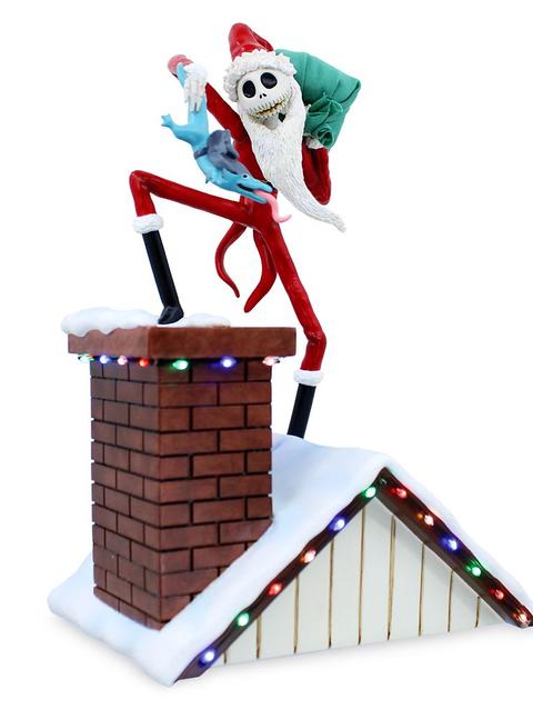 Santa Jack Skellington Light-Up Figure – The Nightmare Before Christmas