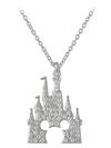 Mickey Mouse Fantasyland Castle Necklace by Rebecca Hook – Silver