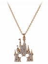 Mickey Mouse Rose Gold Castle Necklace – Rebecca Hook