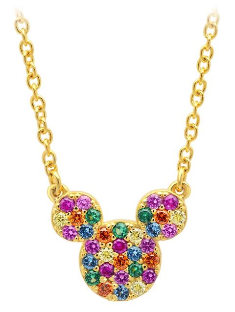 Mickey Mouse Rainbow Icon Necklace by CRISLU