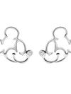 Mickey Mouse Profile Earrings by CRISLU