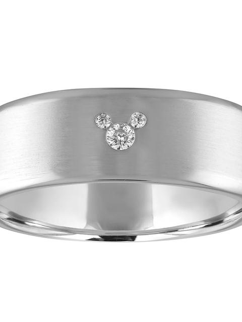 Mickey Mouse Icon Band Ring for Men by Rebecca Hook