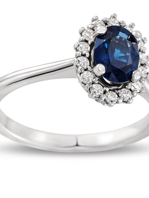 Cinderella Carriage Fairy Tale Sapphire Engagement Ring