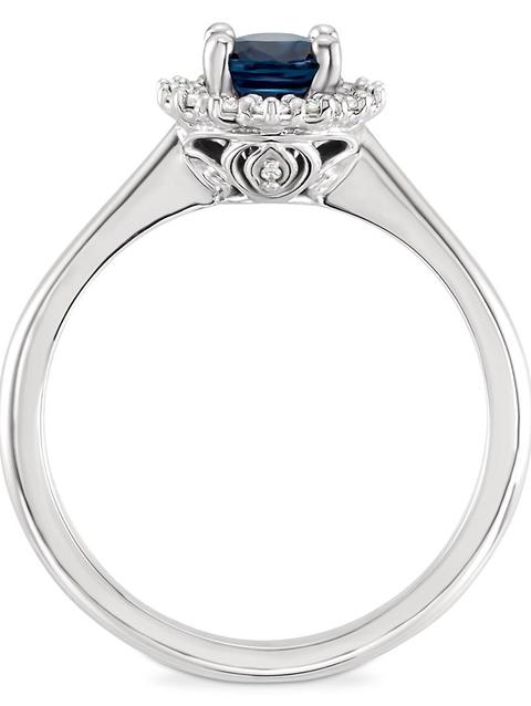 Cinderella Carriage Fairy Tale Sapphire Engagement Ring