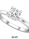 Mickey Mouse Fairy Tale Solitaire Diamond Engagement Ring