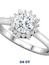 Disney Crown Fairy Tale Diamond Engagement Ring