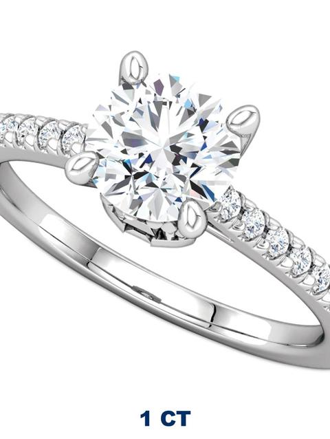 Fantasyland Castle Fairy Tale Diamond Engagement Ring