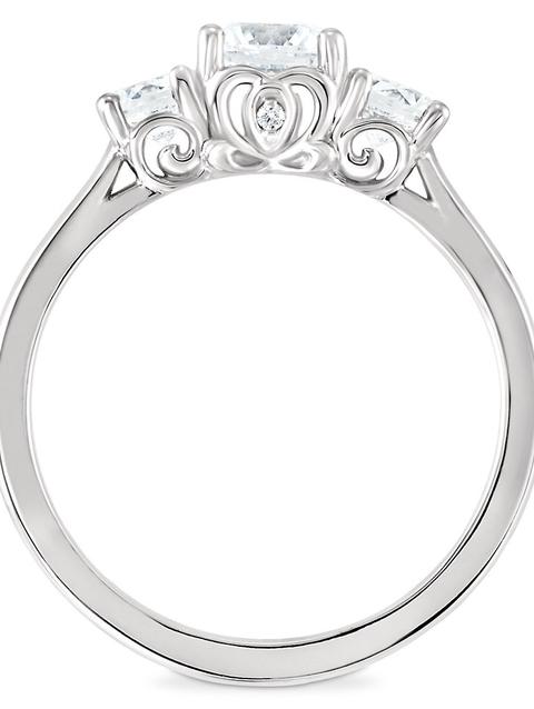 Cinderella Carriage Fairy Tale Diamond Engagement Ring