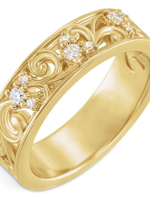 Mickey Mouse Fairy Tale Gold Anniversary Ring