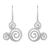 Mickey Mouse Icon Swirl Earrings by Rebecca Hook