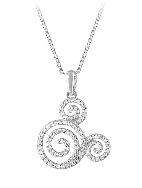 Mickey Mouse Icon Swirl Necklace by Rebecca Hook