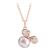 Minnie Mouse Icon Pearl Pendant Necklace by CRISLU