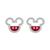 Mickey Mouse Shorts Earrings by Rebecca Hook