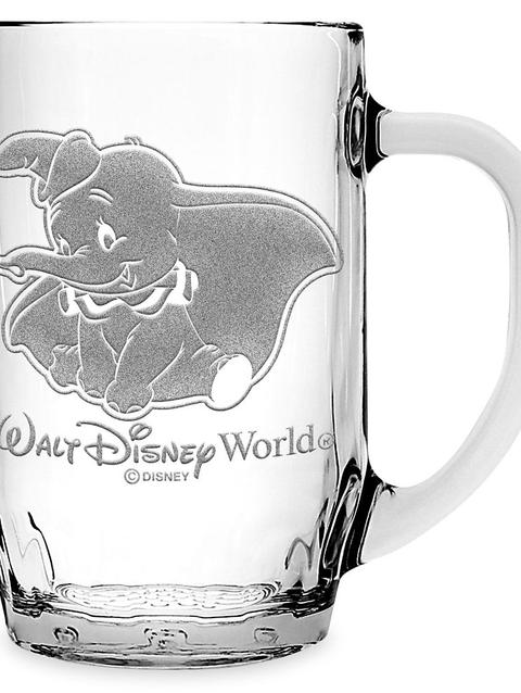 Dumbo Glass Mug by Arribas – Walt Disney World – Personalized