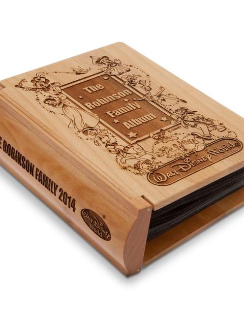 Walt Disney World Wood Photo Album by Arribas – Personalizable