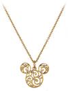 Mickey Mouse Filigree Icon Necklace by Arribas