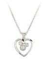 Mickey Mouse Icon in Heart Necklace by Arribas