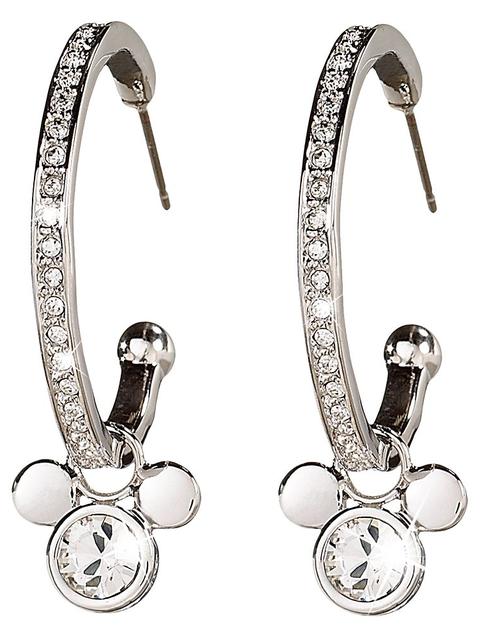 Mickey Mouse Icon Hoop Earrings by Arribas