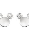 Mickey Mouse Icon Crystal Ear Earrings by Arribas