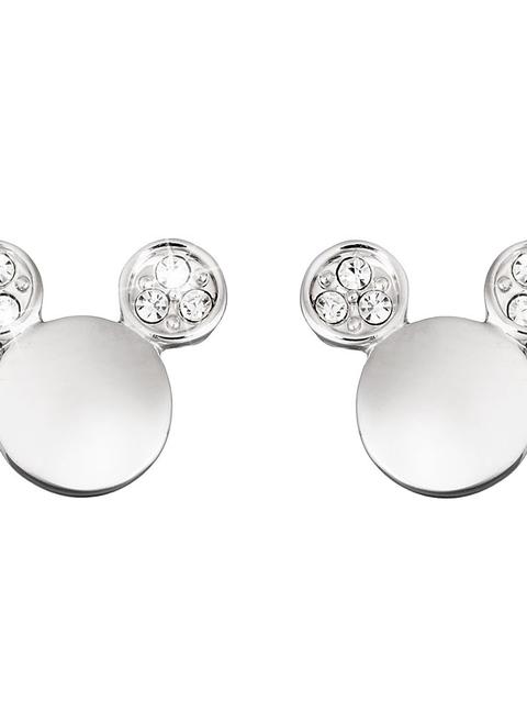 Mickey Mouse Icon Crystal Ear Earrings by Arribas