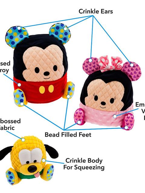 Mickey Mouse and Friends Nesting Sensory Plush Set