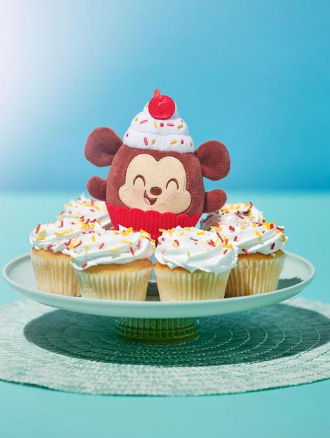 Mickey Mouse Chocolate-Sprinkled Cupcake Disney Munchlings Plush – Specialty Treats – Micro 4 3/4''