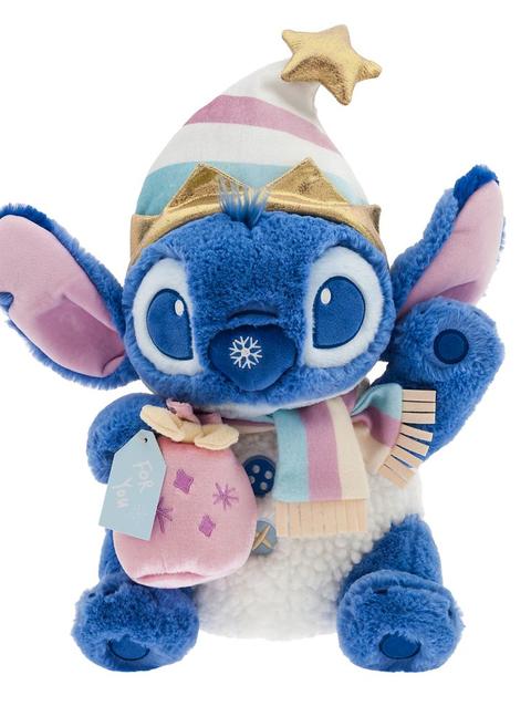 Stitch Winter Plush with Gift Pouch – Lilo & Stitch – Medium 16''