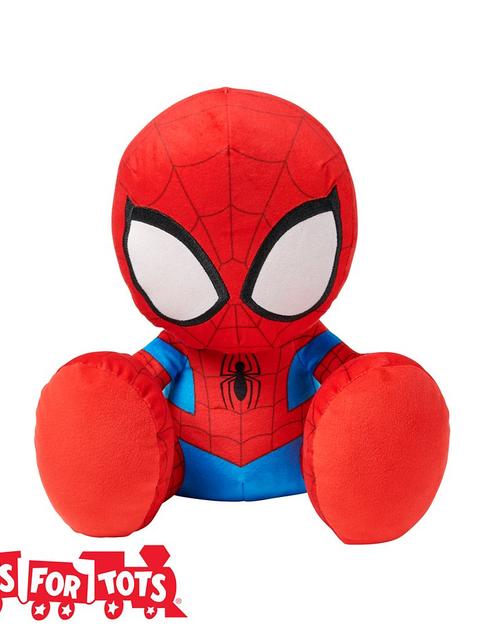 Spider-Man Big Feet Plush – 11'' – Toys for Tots Donation Item