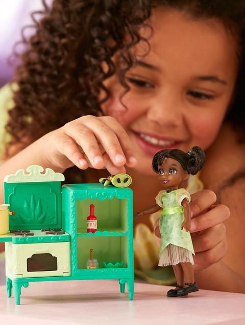 Tiana Disney Once Upon a Story Mini Doll Playset – The Princess and the Frog – 5''