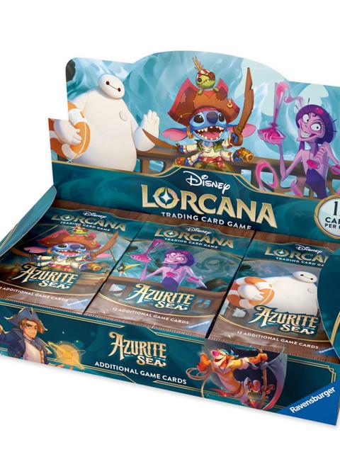 Disney Lorcana Trading Card Game by Ravensburger – Azurite Sea – Booster Tray