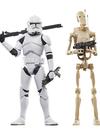 Phase II Clone Trooper and Battle Droid Action Figure Set – Star Wars: The Clone Wars – The Black Series