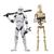 Phase II Clone Trooper and Battle Droid Action Figure Set – Star Wars: The Clone Wars – The Black Series