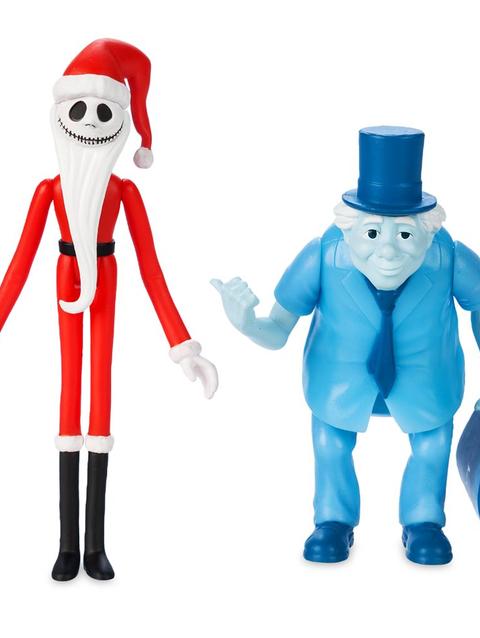 Santa Jack Skellington and Phineas Action Figure Set by Super7 – The Haunted Mansion Holiday