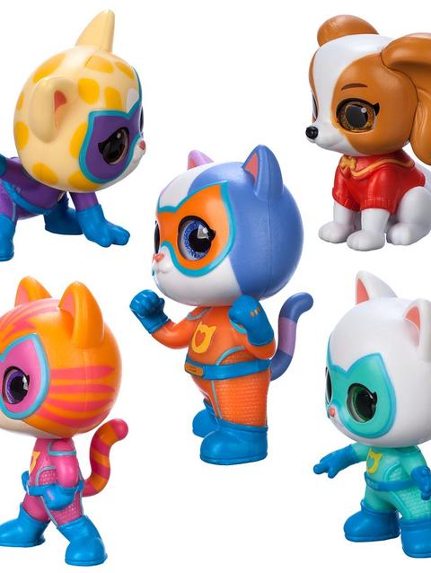 SuperKitties Hero Squad Figure Set