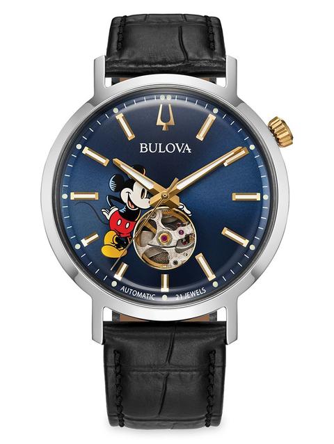 Mickey Mouse Stainless Steel Watch by Bulova