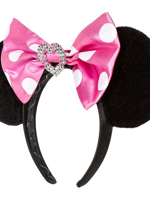 Minnie Mouse Ear Headband for Kids – Jeweled Heart