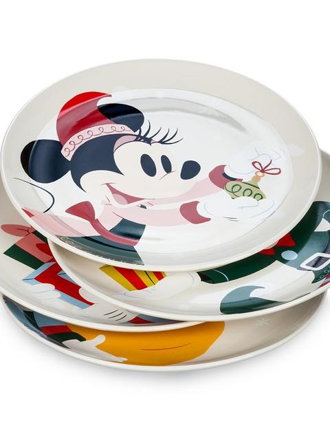 Mickey Mouse and Friends Holiday Plate Set