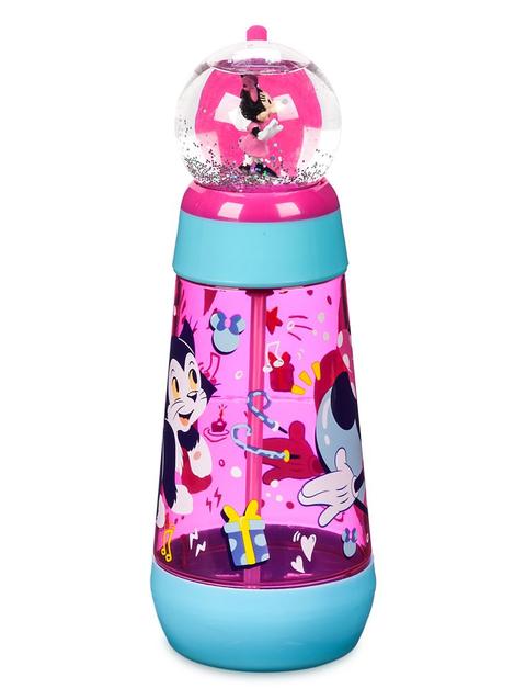 Minnie Mouse Snowglobe Tumbler with Straw