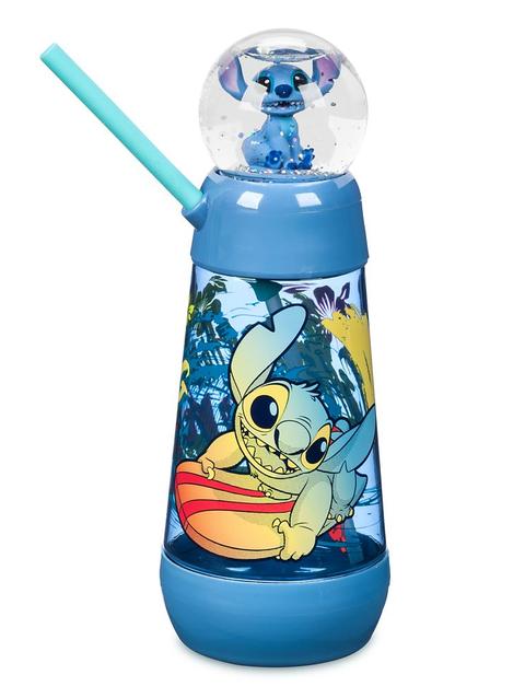 Stitch Snowglobe Tumbler with Straw