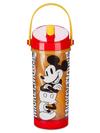 Mickey Mouse Color Changing Water Bottle with Built-In Straw