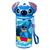 Stitch Figural Water Bottle with Built-In Straw – Lilo & Stitch